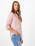 Marks & Spencer Tencel Relaxed Fit Shirt Pale Pink