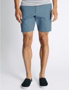 Marks & Spencer Pure Cotton Chino Shorts Blue