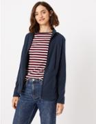 Marks & Spencer Zipped Detail Fleece Jacket Navy