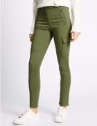 Marks & Spencer Cargo Skinny Trousers Khaki