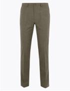 Marks & Spencer Skinny Trousers With Stretch Neutral
