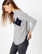 Marks & Spencer Cashmilon&trade; Relaxed Fit Jumper Grey Mix
