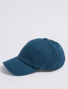 Marks & Spencer Pure Cotton Baseball Cap Teal