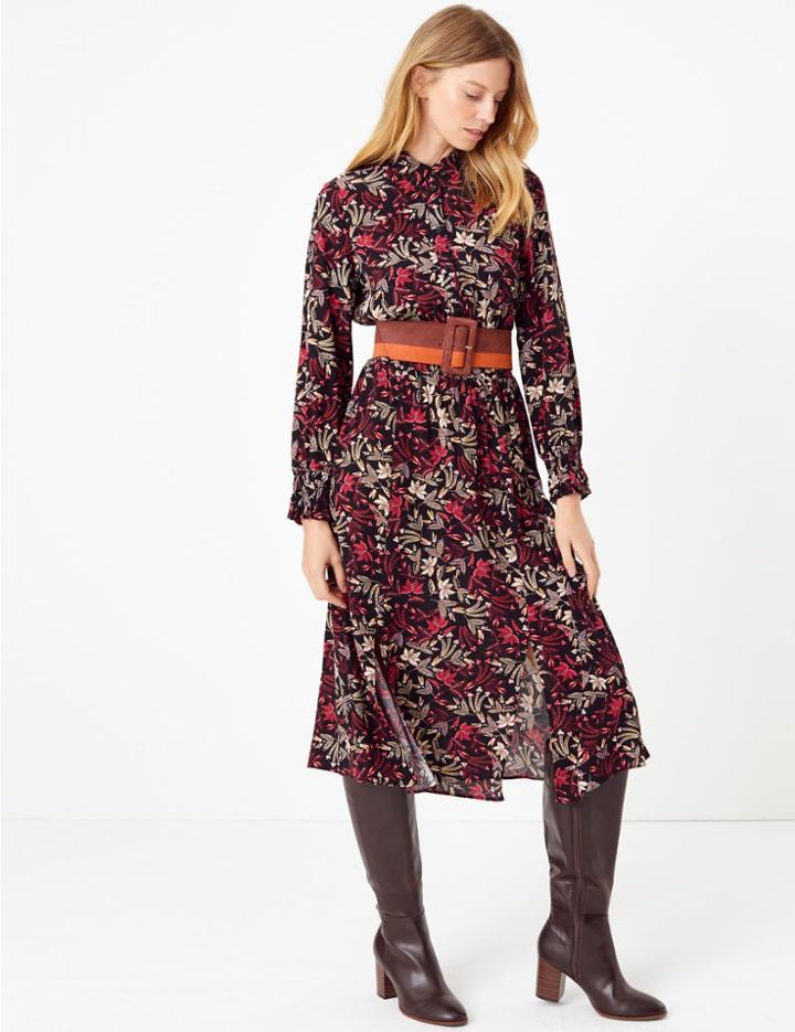 Marks & Spencer Leather Colour Block Waist Belt