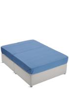 Marks & Spencer Non-iron Pure Egyptian Cotton Flat Sheet Slate Blue