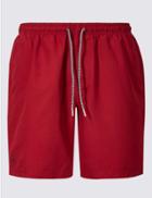 Marks & Spencer Quick Dry Swim Shorts Medium Red