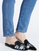 Marks & Spencer Pointed Mule Shoes With Insolia Flex&reg; Black