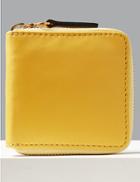 Marks & Spencer Leather Zip Around Purse Yellow