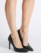 Marks & Spencer Stiletto High Heel Pointed Court Shoes Black