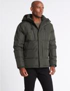 Marks & Spencer Hooded Jacket With Stormwear&trade; Khaki