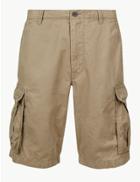 Marks & Spencer Pure Cotton Authentic Cargo Shorts Stone