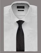 Marks & Spencer Pure Silk Tie With Swarovski&reg; Elements Black