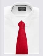 Marks & Spencer Pure Silk Paisley Tie Red