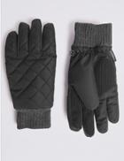Marks & Spencer Quilted Performance Gloves Black