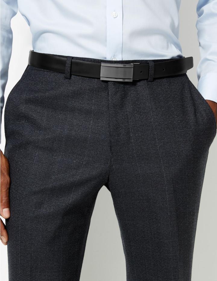 Marks & Spencer Leather Reversible Belt Dark Tan
