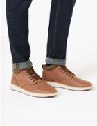 Marks & Spencer Padded Collar Runner Casual Boots Tan
