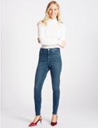 Marks & Spencer High Waist Super Skinny Leg Jeans Medium Indigo
