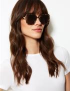 Marks & Spencer Metal Glam Square Sunglasses Grey Mix