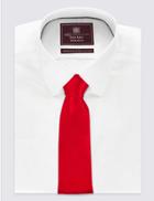 Marks & Spencer Pure Silk Satin Tie Red