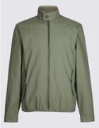 Marks & Spencer Pure Cotton Jacket With Stormwear&trade; Medium Khaki