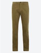 Marks & Spencer Slim Corduroy Five Pocket Trousers Dark Sand