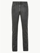 Marks & Spencer Slim Fit Stretch Jeans With Stormwear&trade; Grey