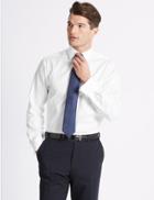 Marks & Spencer Regular Fit Classic Collar Double Cuff Shirt White