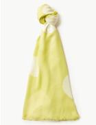 Marks & Spencer Spotted Scarf Lime Mix