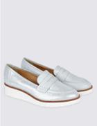 Marks & Spencer Leather Loafers With Insolia Flex&reg; Metallic