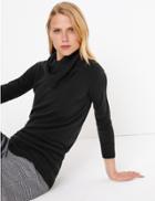 Marks & Spencer Cashmilon&trade; Cowl Neck Jumper