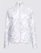 Marks & Spencer Printed Fleece Jacket Ivory Mix