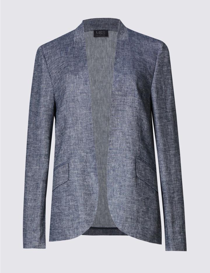 Marks & Spencer Patch Pocket Jacket Navy Mix