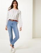 Marks & Spencer Lily Mid Rise Slim Jeans Light Indigo