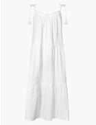 Marks & Spencer Pure Cotton Slip Beach Dress White