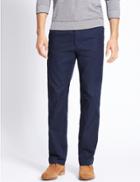 Marks & Spencer Super Lightweight Regular Fit Chinos Navy