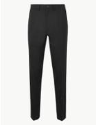 Marks & Spencer Skinny Trousers With Stretch Black