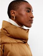 Marks & Spencer Quilted & Padded Puffa Jacket Copper Tan