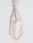 Marks & Spencer Jacquard Cravat & Pocket Square Set Ivory