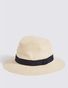 Marks & Spencer Textured Ambassador Hat Stone