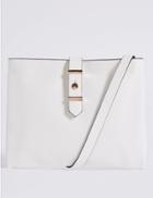 Marks & Spencer Faux Leather Soft Stud Cross Body Bag White