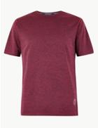 Marks & Spencer Active Marl T-shirt Red