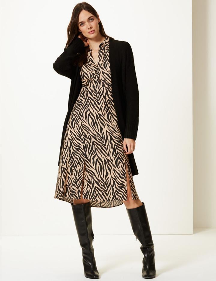 Marks & Spencer Cosy Longline Cardigan Black
