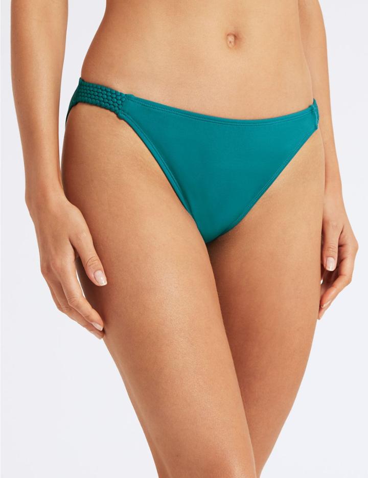 Marks & Spencer Hipster Bikini Bottoms Turquoise
