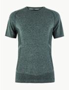 Marks & Spencer Active Seam Free T-shirt Petrol