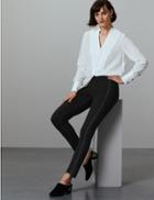 Marks & Spencer Topstitch Skinny Trousers Black