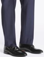 Marks & Spencer Leather Single Strap Monk Shoe Black