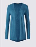 Marks & Spencer Longline Cardigan Medium Blue