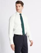 Marks & Spencer Slim Fit Cutaway Collar Single Cuff Shirt White