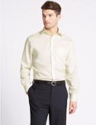 Marks & Spencer Pure Cotton Non-iron Regular Fit Shirt Ivory