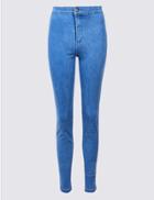 Marks & Spencer High Waist Super Skinny Jeans Light Blue Mix